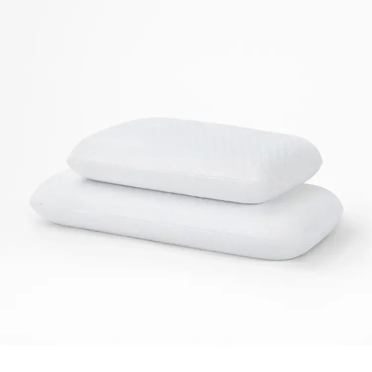 Two Serta Nightstar pillows stacked on a light gray background
